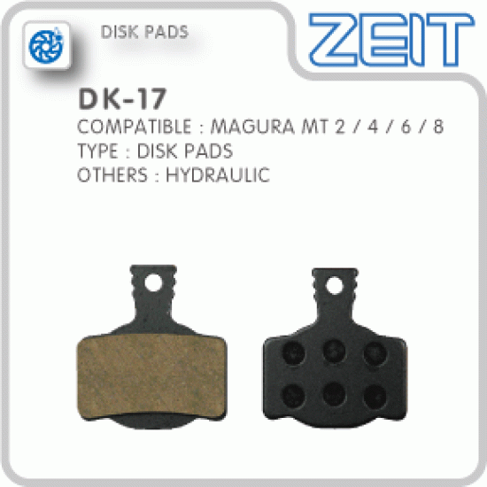 ZEIT DK-17 DISC BRAKE PADS